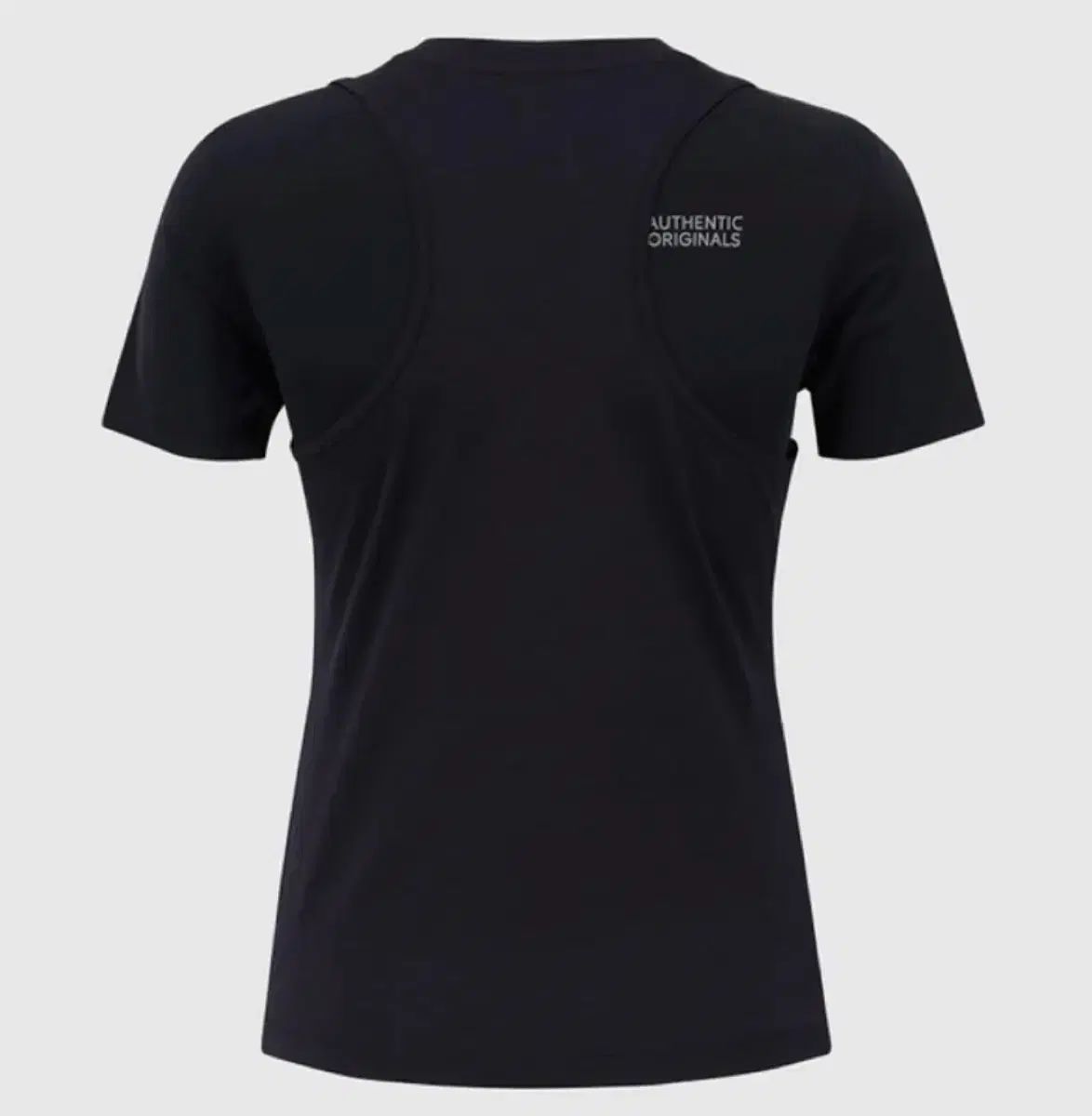 デサント ウィメンズ ランニング レイヤード 半袖 Tシャツ ブラック 90 m