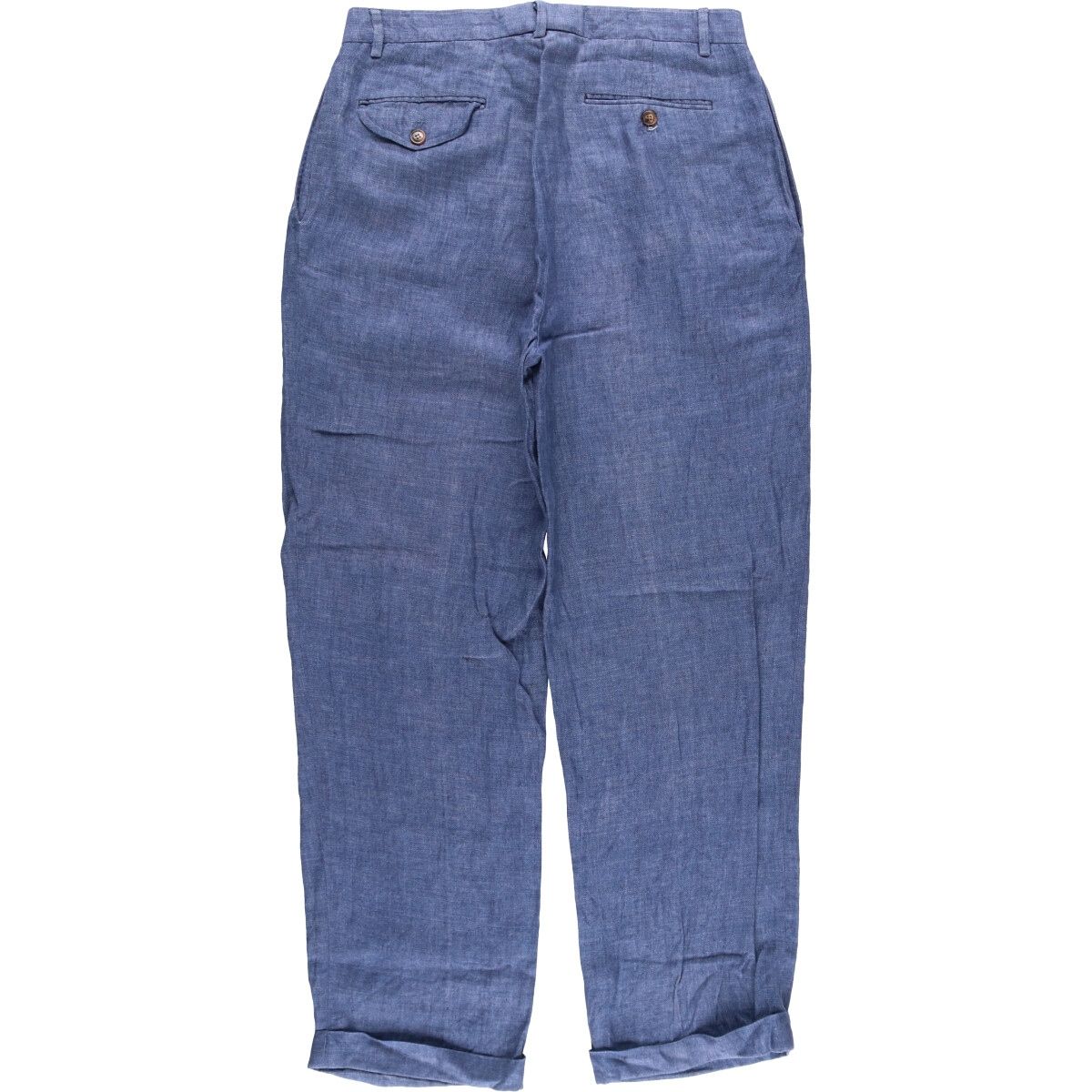 古着 ラルフローレン Ralph Lauren POLO by Ralph Lauren ツータック リネンパンツ スラックス メンズw32相当 eaa584166