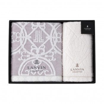 ランバン バス フェイスタオルセット グレー 22709-24160-939 4080-105