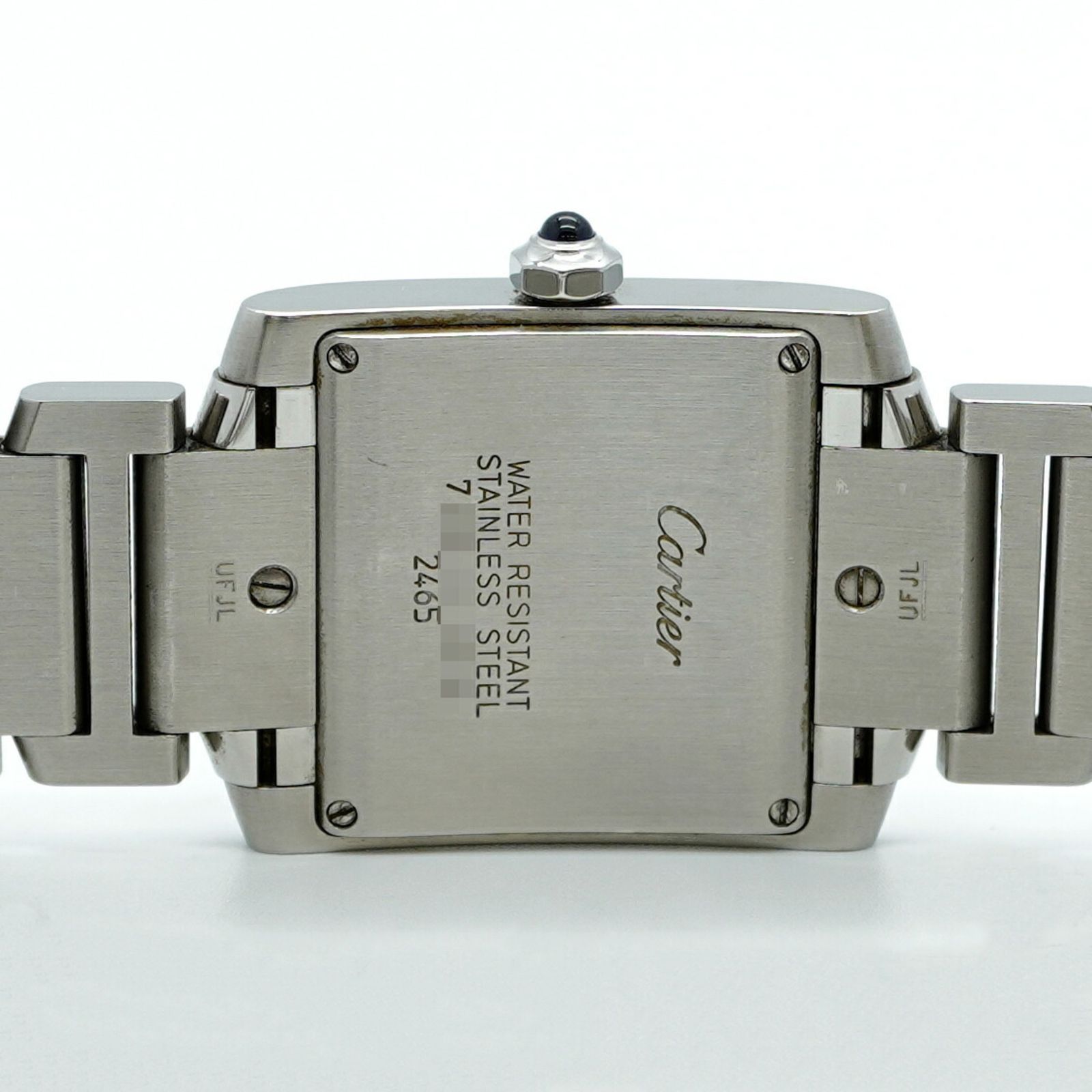 カルティエ タンクフランセーズ 2465 白文字盤腕時計 レディース  