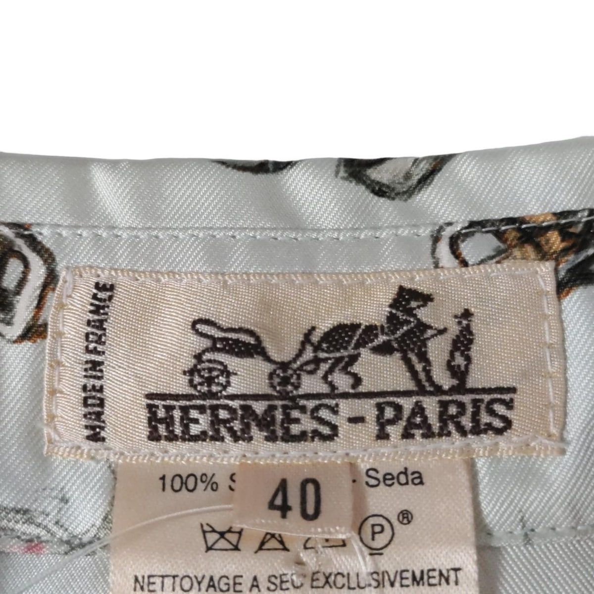 エルメス　長袖ブラウス　サイズ40 HERMES(エルメス) 長袖シャツブラウス サイズ40 M レディース