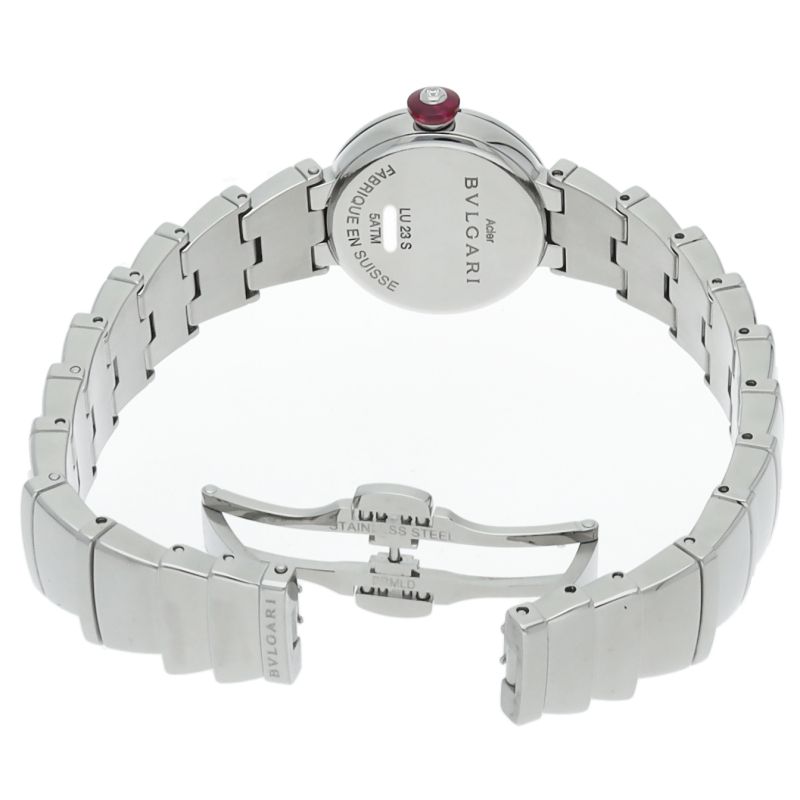 ブルガリ ピッコラ ルチェア レディース時計 12Pダイヤ シェル LU23WSS  