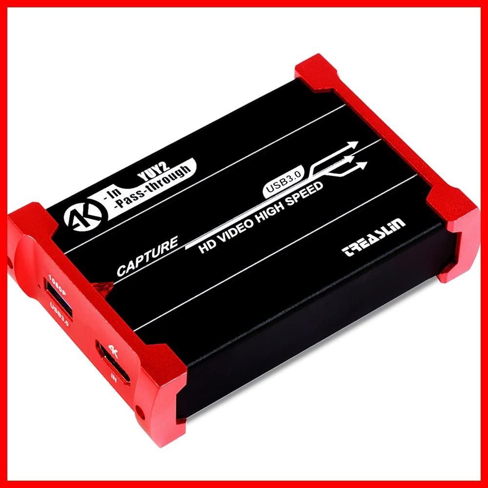 4K30FPS入力 4K30FPSパススルー HD U用サポート HDMI HDMI HDMI 1080P60FPSゲーム録画 HDMIビデオ録画 ライブ配信用キャプチャーデバイス 1080P Wii Windows Xbox 7|8|10 PS3