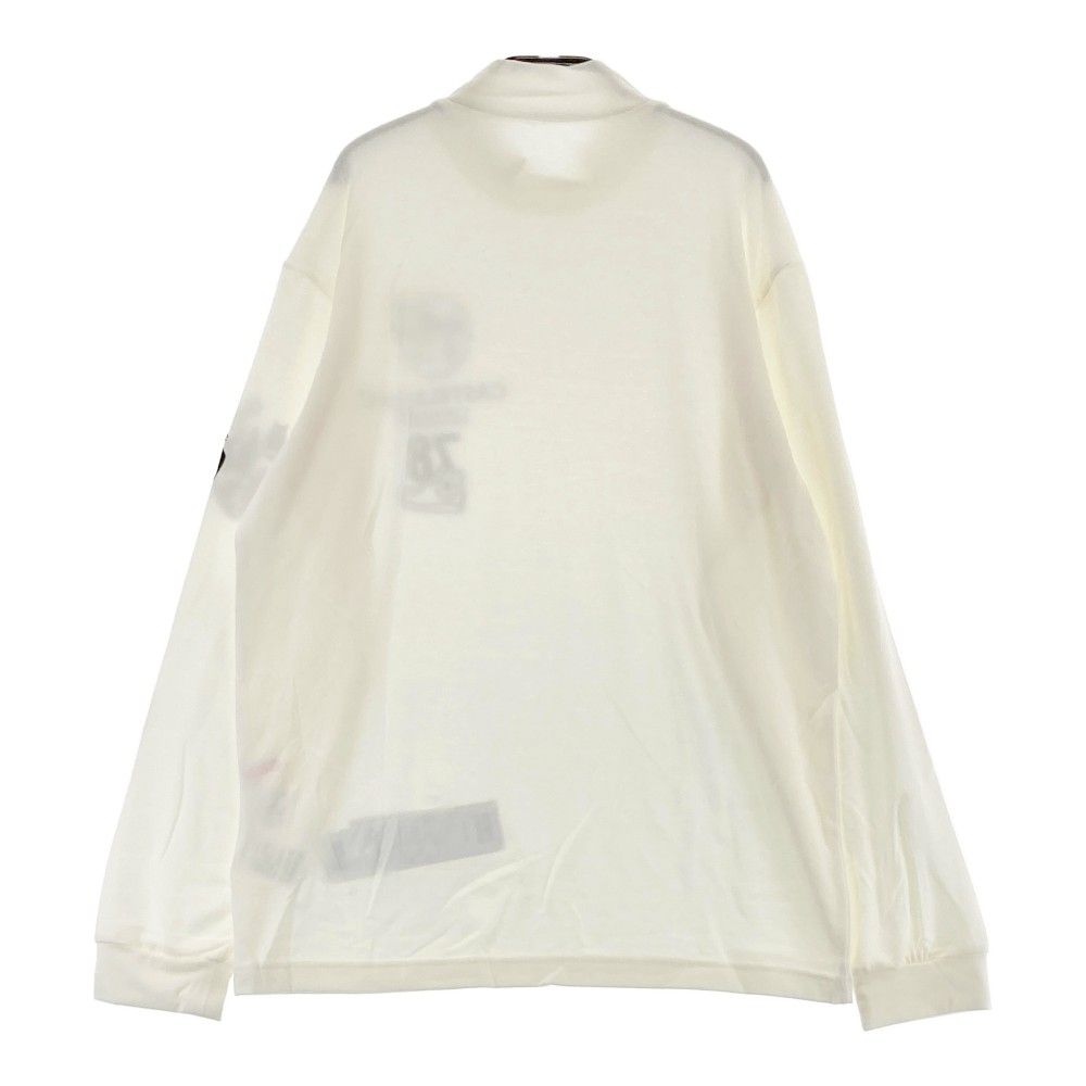 サイズ：48 CASTELBAJAC カステルバジャック  長袖ハイネックTシャツ  ホワイト系 [240101449126] ゴルフウェア メンズ ストスト サイズ：48 CASTELBAJAC カステルバジャック 長袖ハイネックT