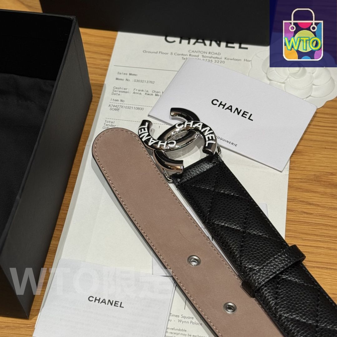 今日特価】Chanel ニューモデル レディースベルト-1 - メルカリ