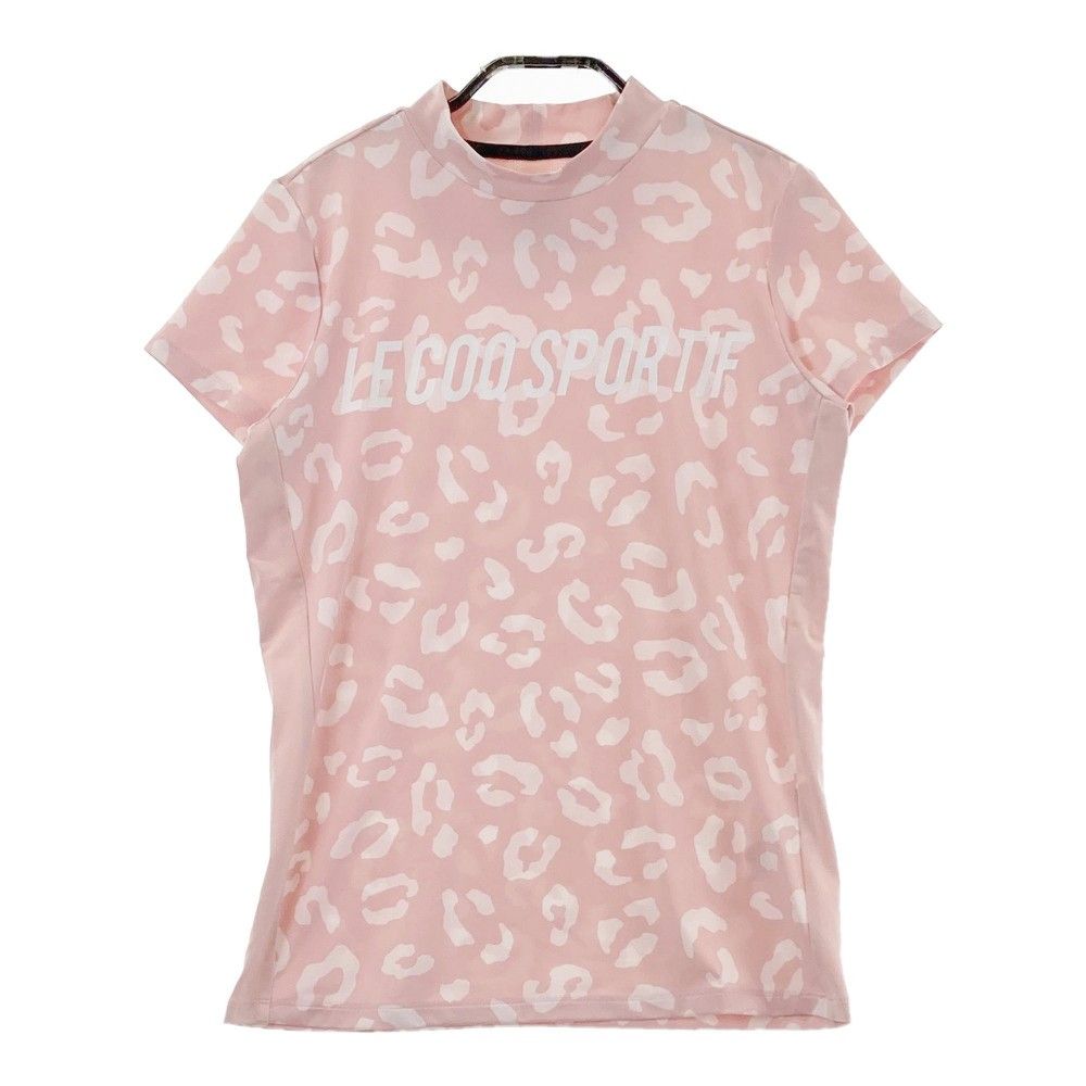 サイズ：L LE COQ GOLF ルコックゴルフ モックネック 半袖Tシャツ