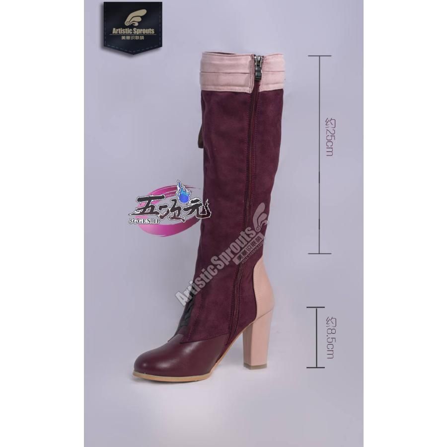 精巧 美萌 ヴァイオレット エヴァーガーデン ヴァイオレット コスプレ 靴 ブーツ BJ0908ML ハロウィン