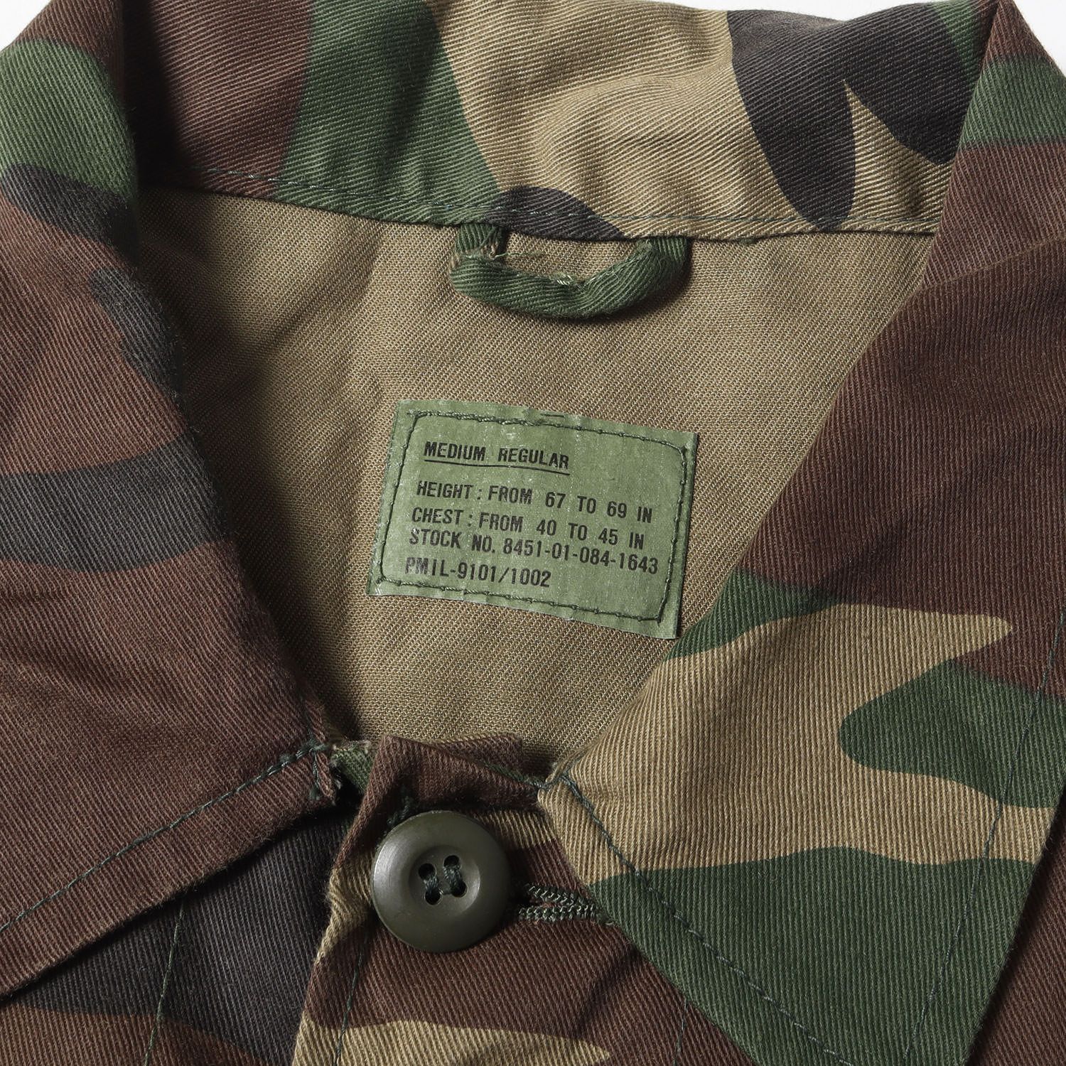 90s ウッドランドカモ BDU シャツ ジャケット 90年代 米軍実物 迷彩 