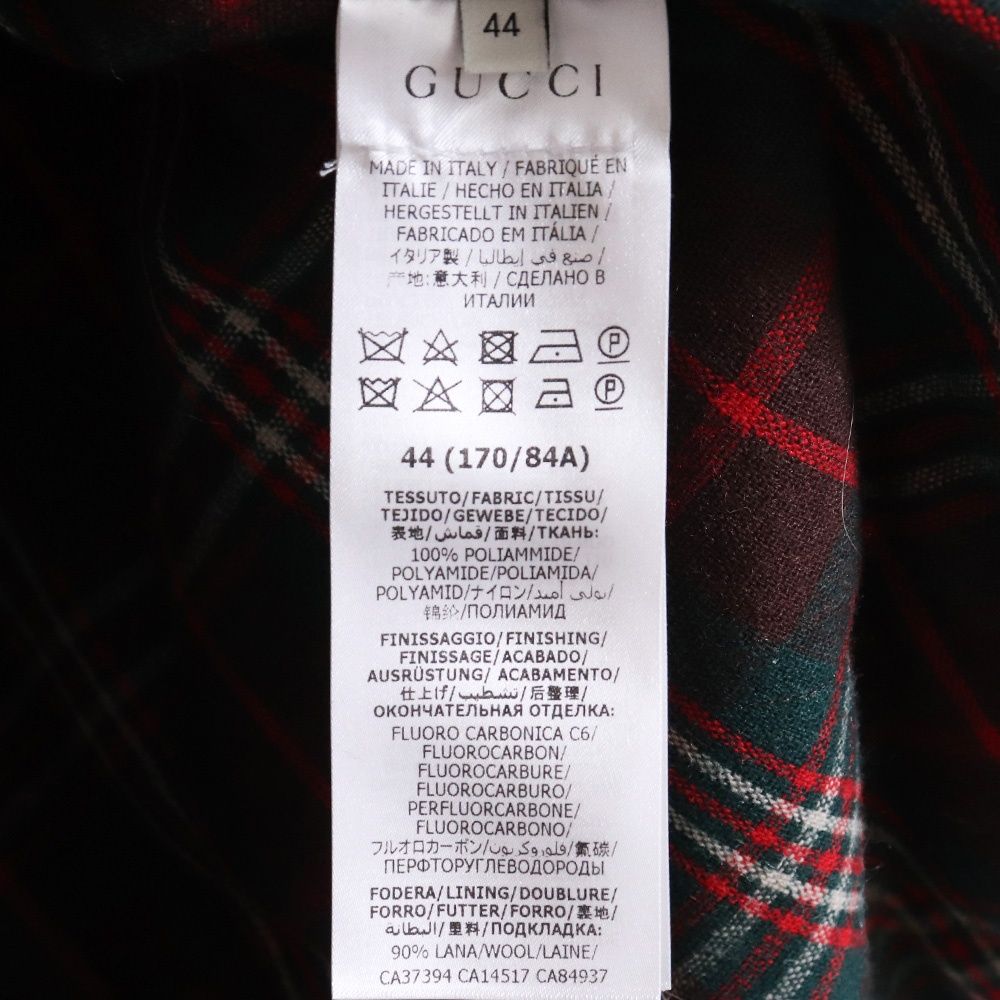 GUCCI オフザグリッド GG モノグラム ウールナイロンベスト