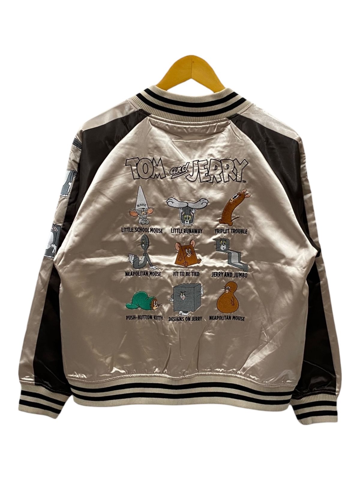 MARUSHIN 丸眞 トムとジェリー ファニースタイル スカジャン 4105012800 L ベージュ メンズ|078