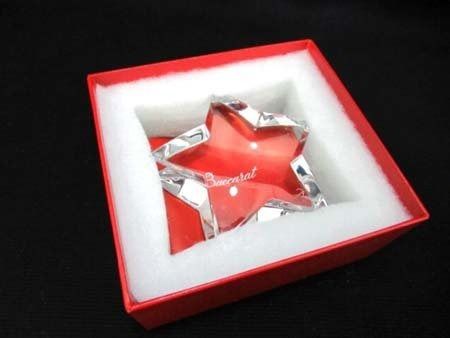 バカラ Baccarat ザンザン ZINZIN スター クリスタル ペーパーウェイト