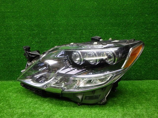 比較的 レクサス UVF45 LS600H ハイブリッド 前期 左ヘッドライト LED 50-95 タ コンピューター付き 250602025
