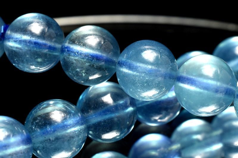 １点物 AAA 瑞々しい サンタマリアアクアマリン 7.5mm ブレスレット パワーストーン 天然石 _MA8789 USTAUSTRALIA_COM_AU