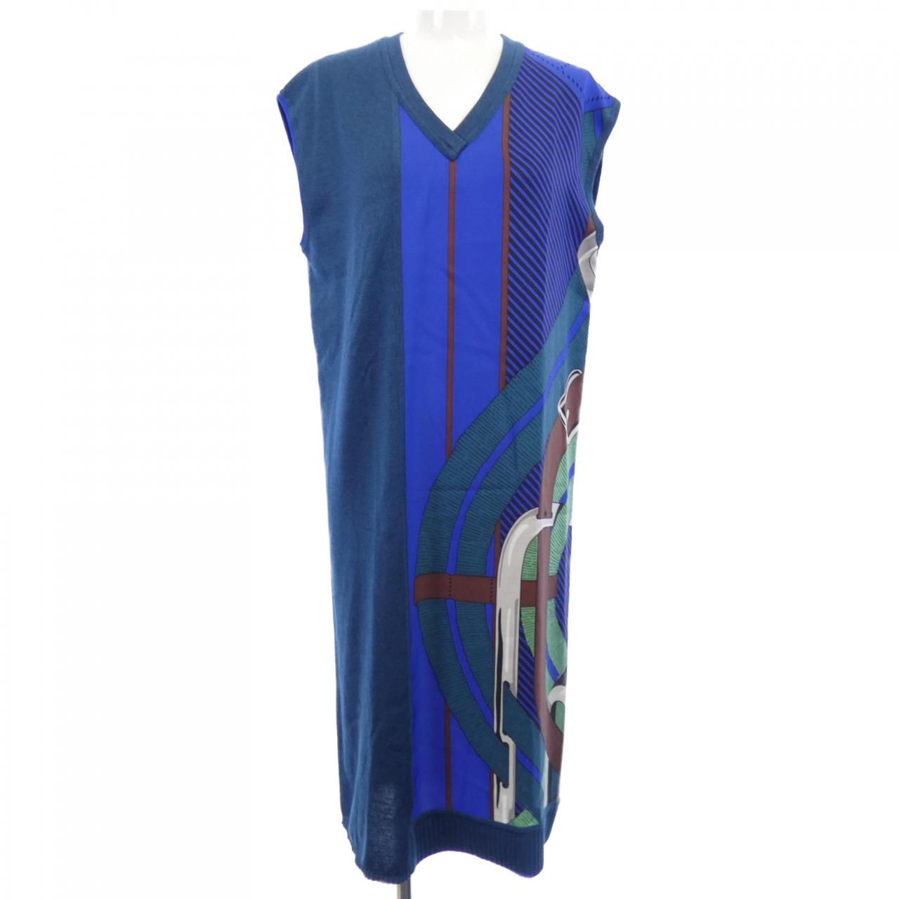 エルメス HERMES *97-7756 ツイルレーヌ ワンピース