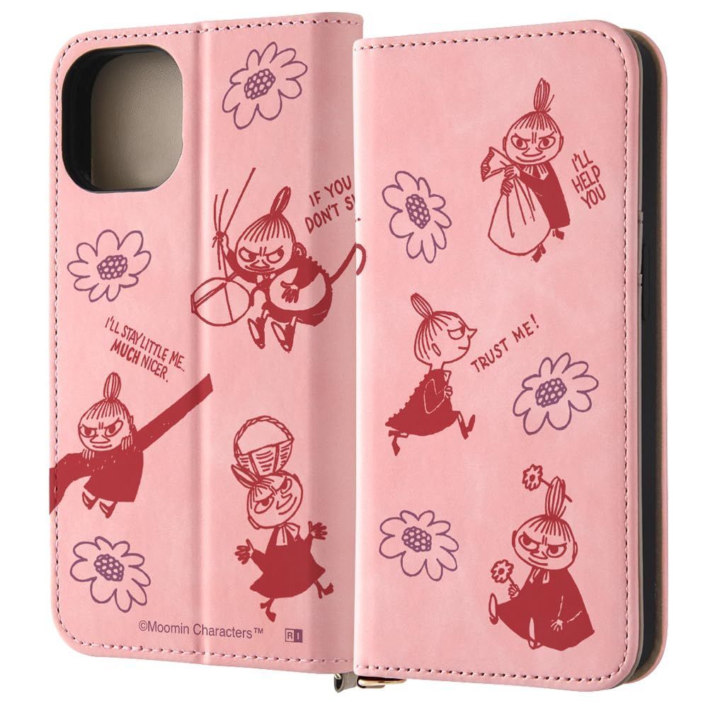 【数量限定】ムーミン 手帳型 ケース レザーケース 15 Raffine iPhone いろんなリトルミイ イングレム