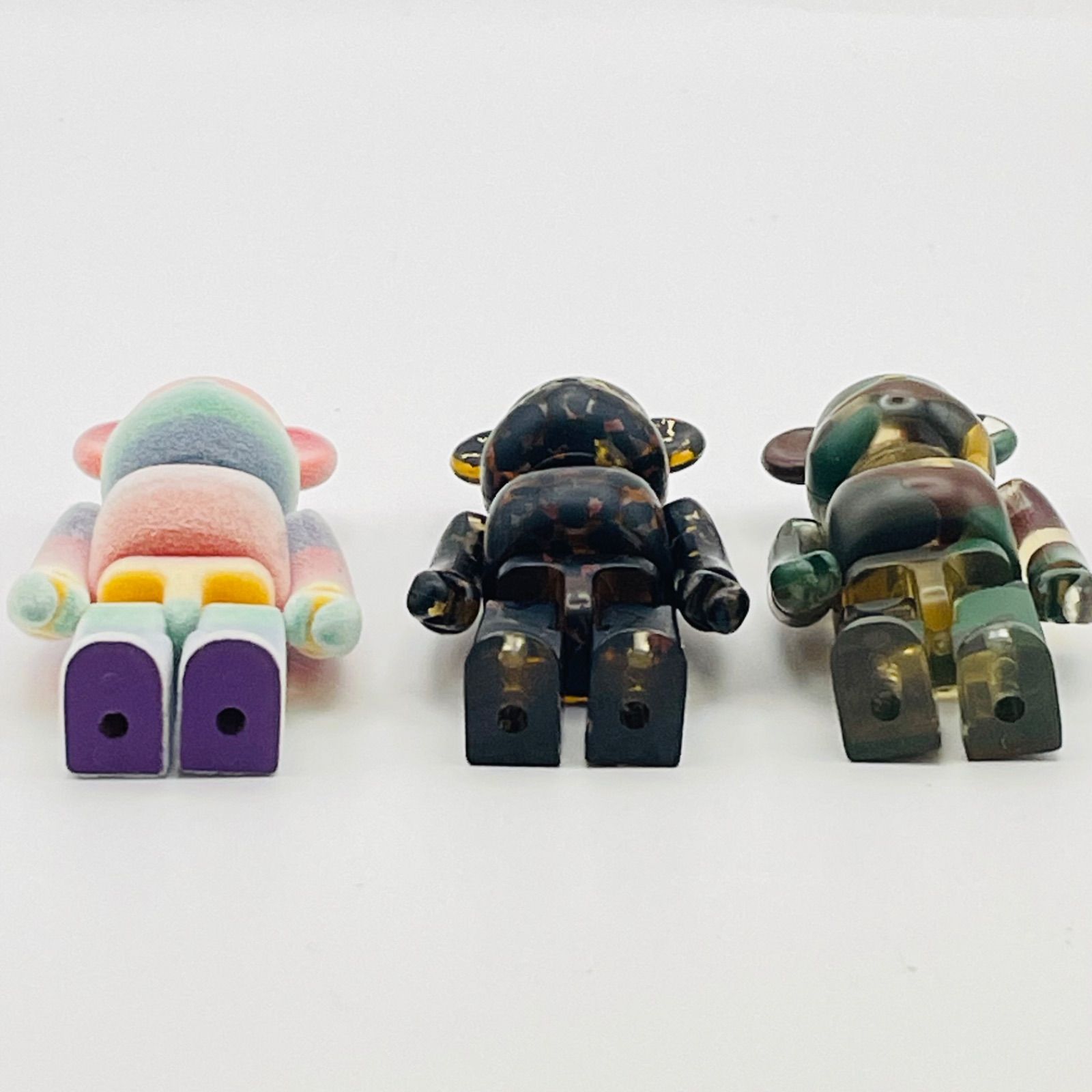 ベアブリック 3体セット 100% BE@RBRICK ベアブリック 100% TMT 3体セット フロッキーなど BE@RBRICK