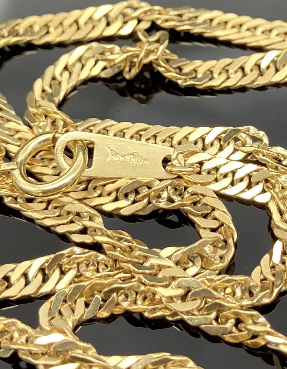Amazon | [VARIOUS LUXURY] 喜平 ネックレス 18金 1.8g 幅1.6mm