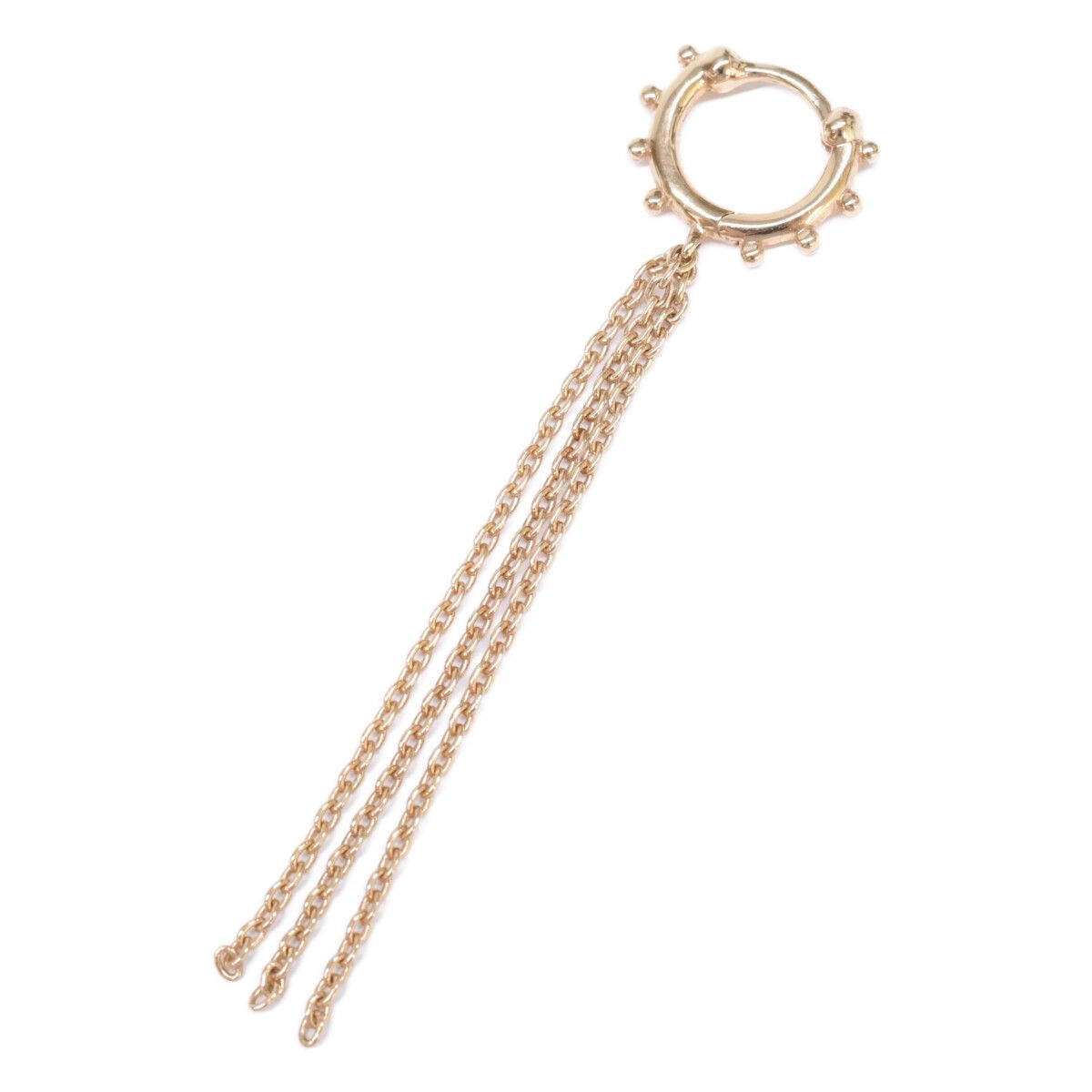 HIROTAKA ヒロタカ SA15KME K10 SEA ANEMONE シーアネモネ ロングチェーン ハギーフープ 片耳 シングル