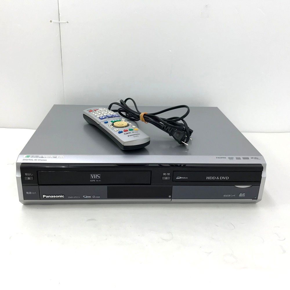 パナソニック すさん HDD搭載 VHS一体型DVDレコーダー DMR-XP21V