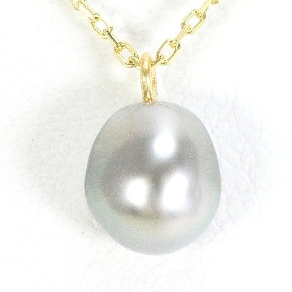 K14YG ネックレス necklace パール 真珠 総重量約1.3g 約45cm