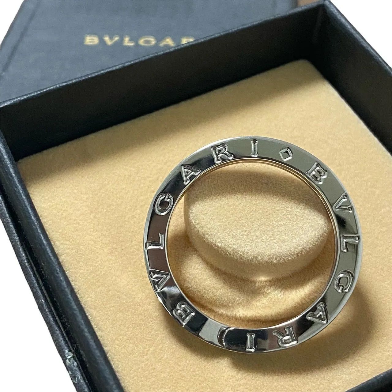 2420 BVLGARI ブルガリ ブルガリブルガリ キーリング シルバー