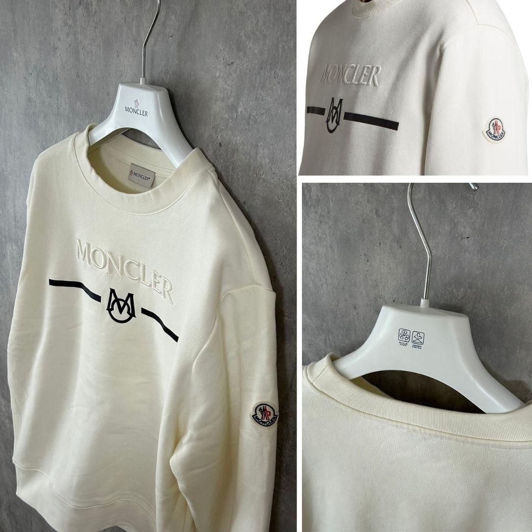 ☆新品未使用タグ付き・本物保証☆MONCLER LOGO SWEATSHIRT ロゴ刺繍 