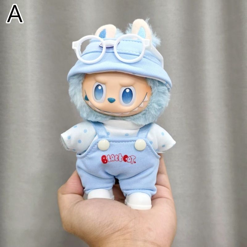 らぶぶ服15-17cm Labubu GD着せ替えアウトフィット ぬいぐるみ服 labubu ラブブ 15-17cm 第1/2/3世代通用 夏 着せ