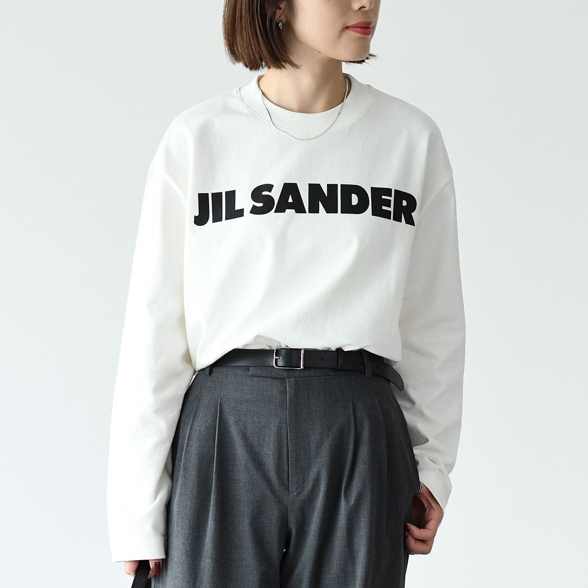 JILSANDER ジルサンダー Tシャツ トップス ロングTシャツ ロンT 
