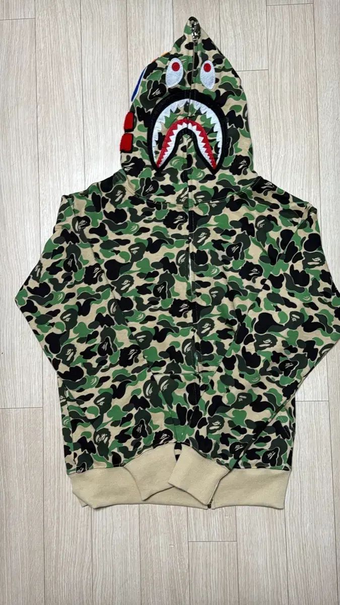 BAPE カモフラージュ ジップアップパーカー A BATHING APE アベイシングエイプ パーカー CAMO BAPE ジップ