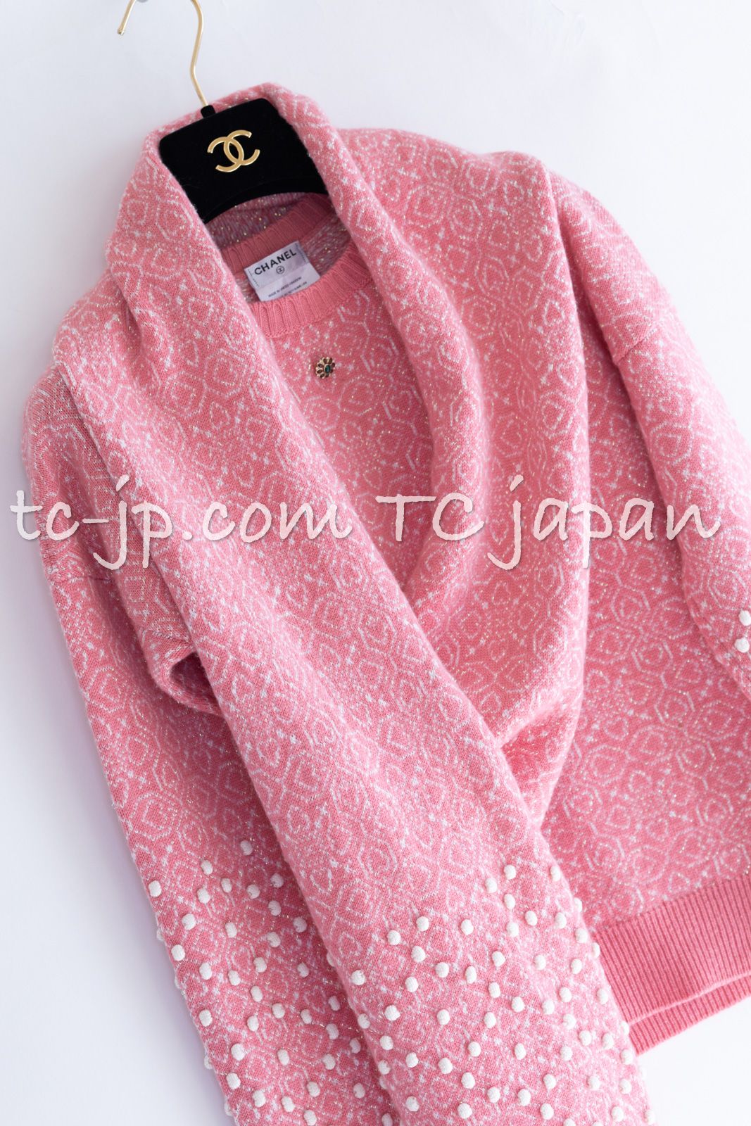 48万 シャネル セーター 可愛すぎる桜 さくらカラー CHANEL ピンク ...