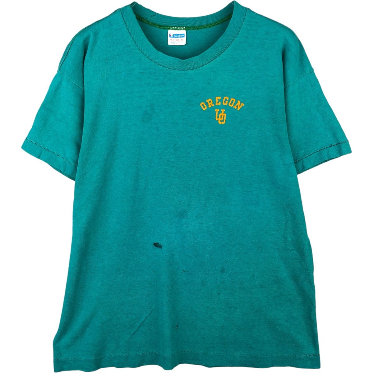 古着 70年代 チャンピオン Champion バータグ カレッジTシャツ レディースM相当 ヴィンテージ eaa588489