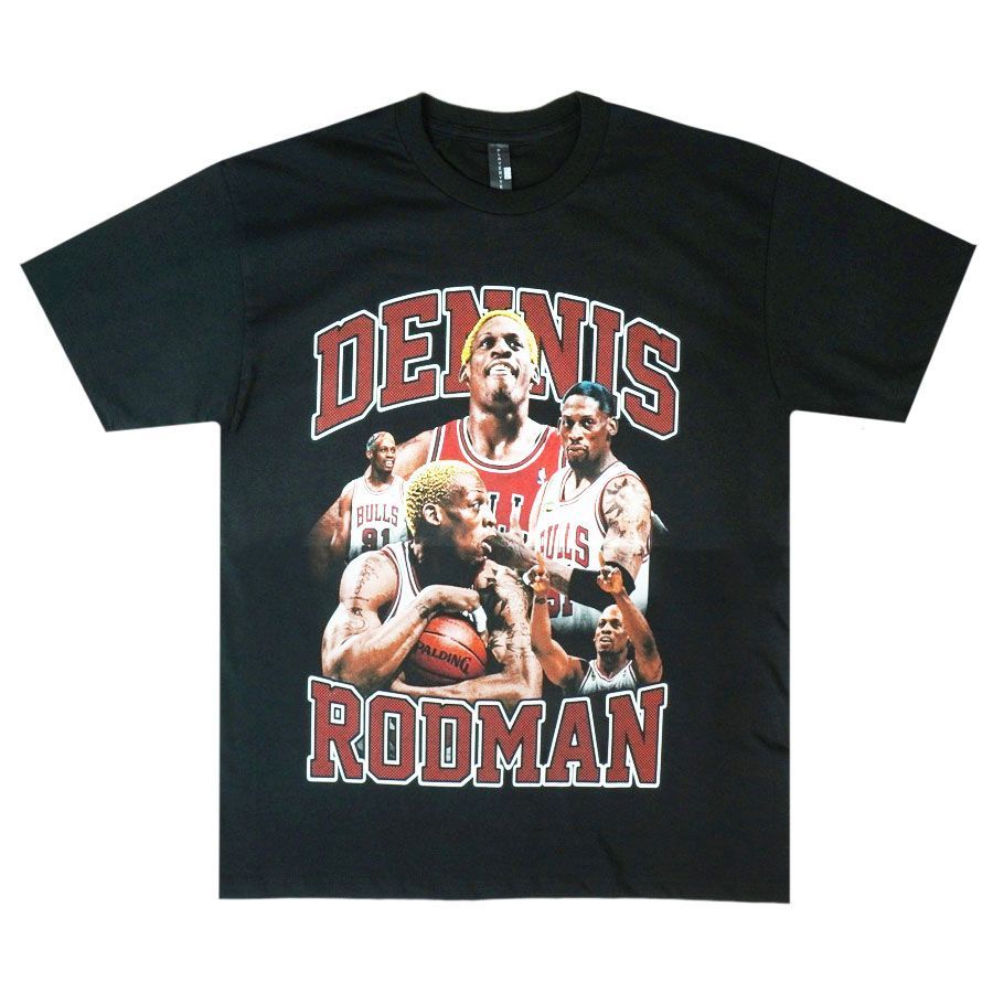 90s Dennis Rodman バスケットボールTシャツ 1998年製 90s 90年代 デニス・ロッドマン バスケットボール バスケ