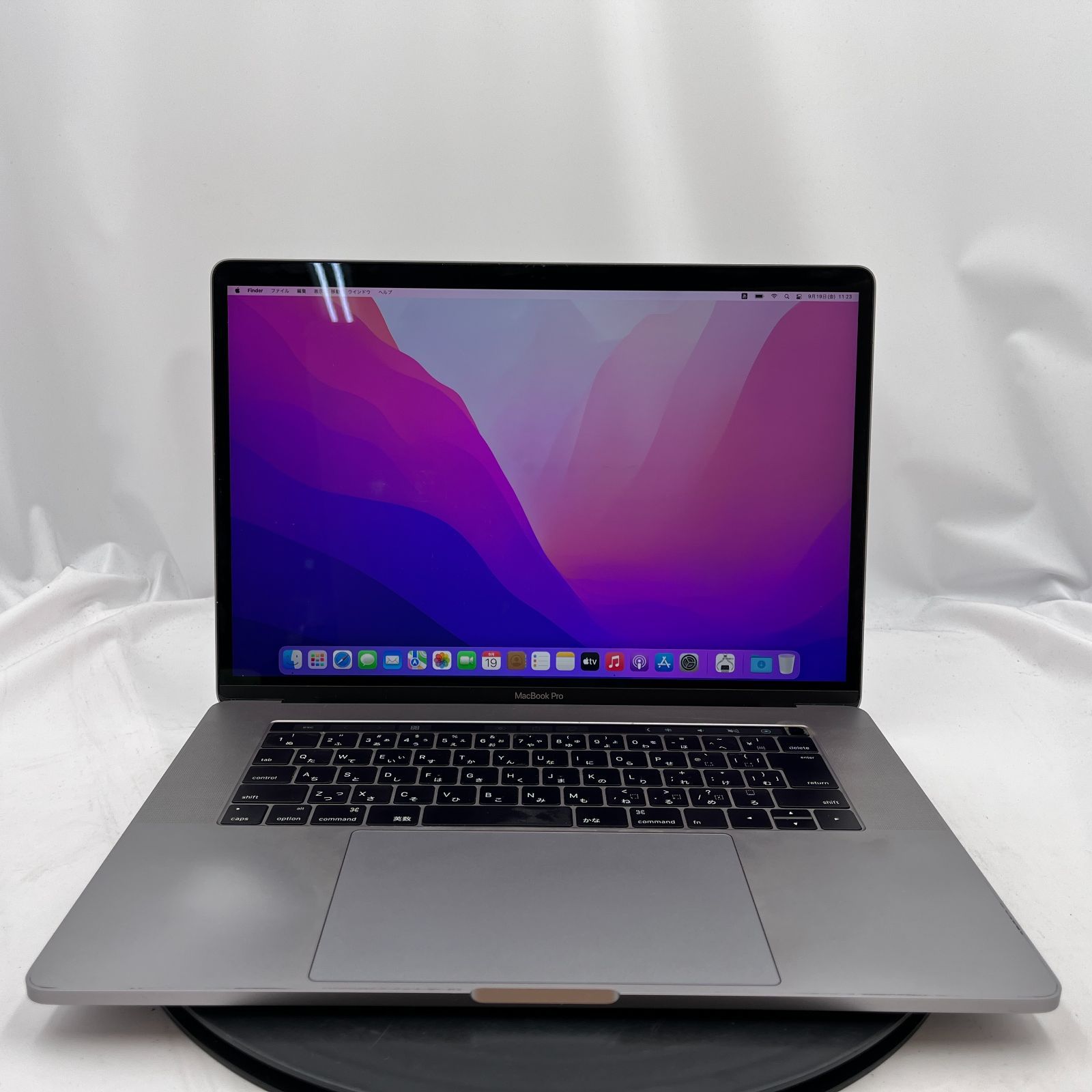 電源ボタン塗装剥げ Apple MacBook Pro 15-inch 2016 スペースグレイ Core i7 6700HQ 16GB SSD 250GB NVMe 15.4インチ macOS Monterey ノートPC RM235
