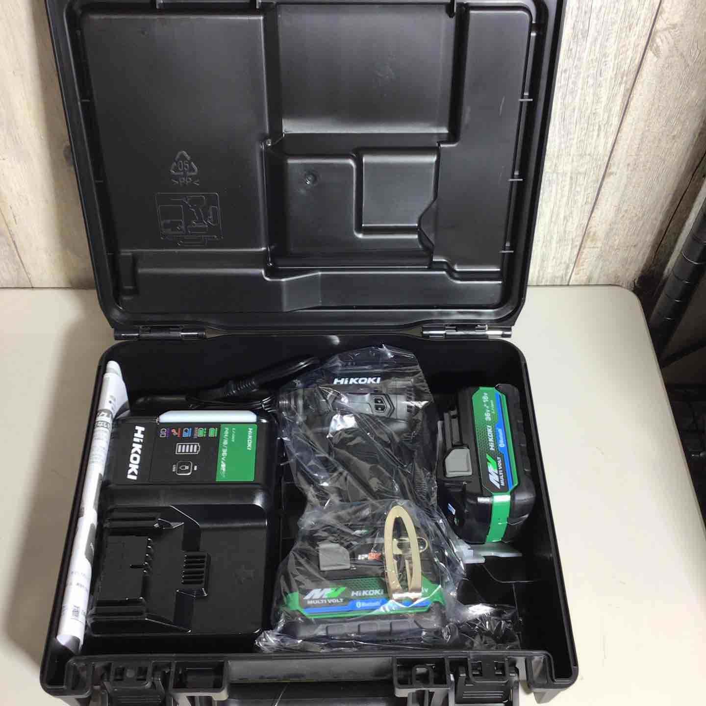 ハイコーキ HIKOKI 日立 コードレス インパクトドライバー WH36DC 2XPSZ B インパクト フルセット 純正 純正品 ブラック 黒 戸田店