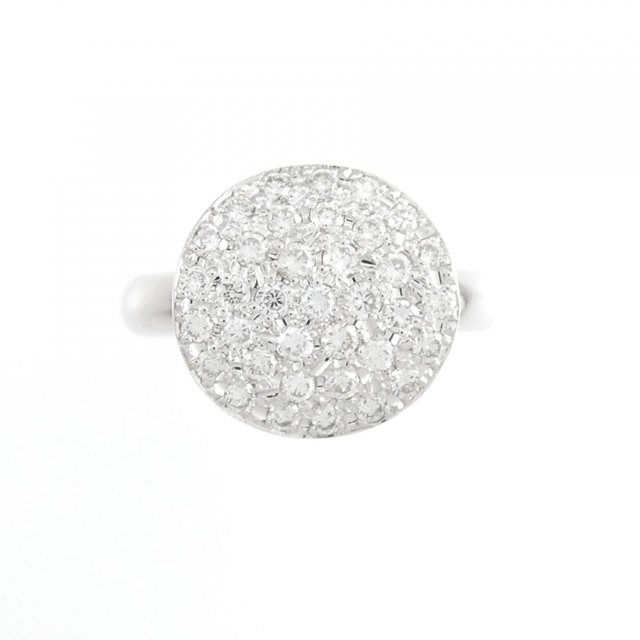 PT パヴェ ダイヤモンド リング 0.60CT - メルカリ 