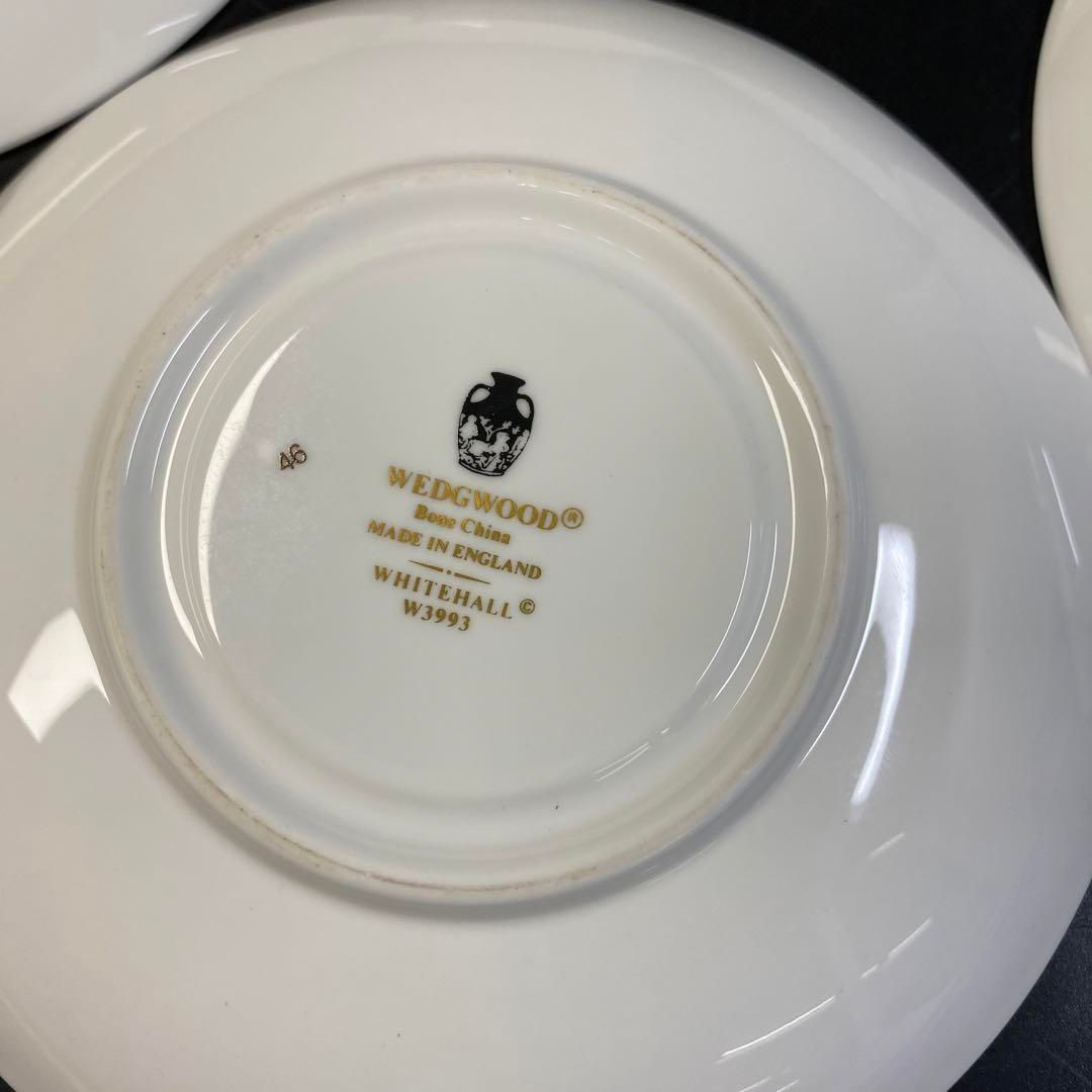 ホワイトホールパウダーブルーカップ＆ソーサー5客