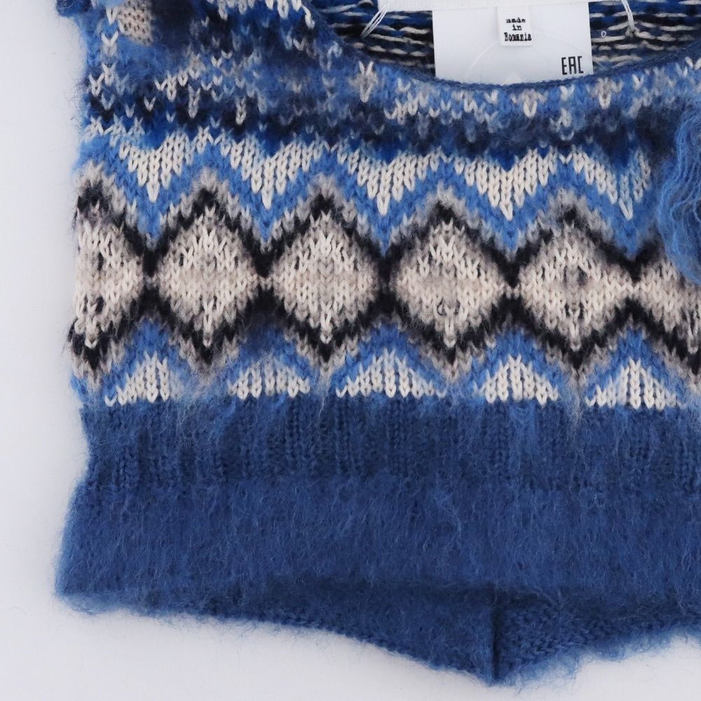 MAISON MARGIELA Multi ショップ Knit Balaclava Sサイズ ライトブルー