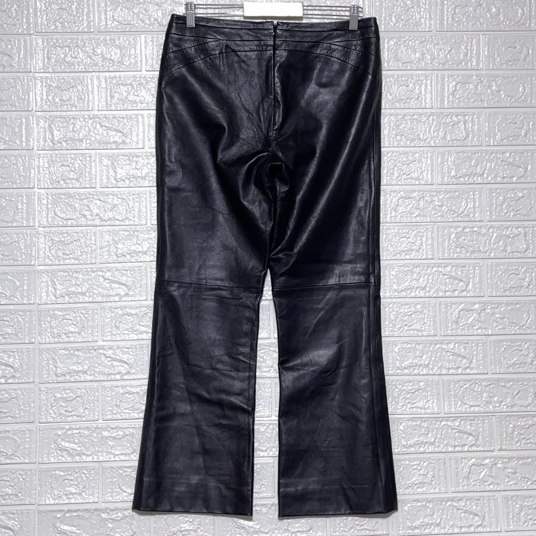 ラッチ　OLD GAP オールドギャップ　レザーパンツ OLD GAP オールドギャップ ブラック レザーパンツ ブーツカット