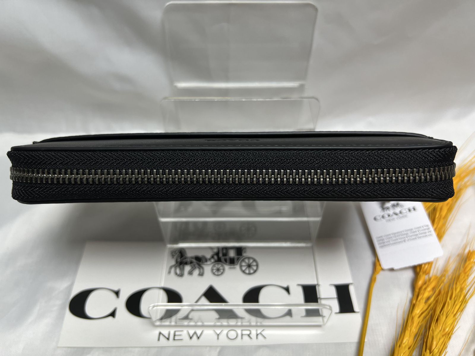 コーチ COACH 長財布 マホガニー×ダークグリーンカモフラージュ MGQ