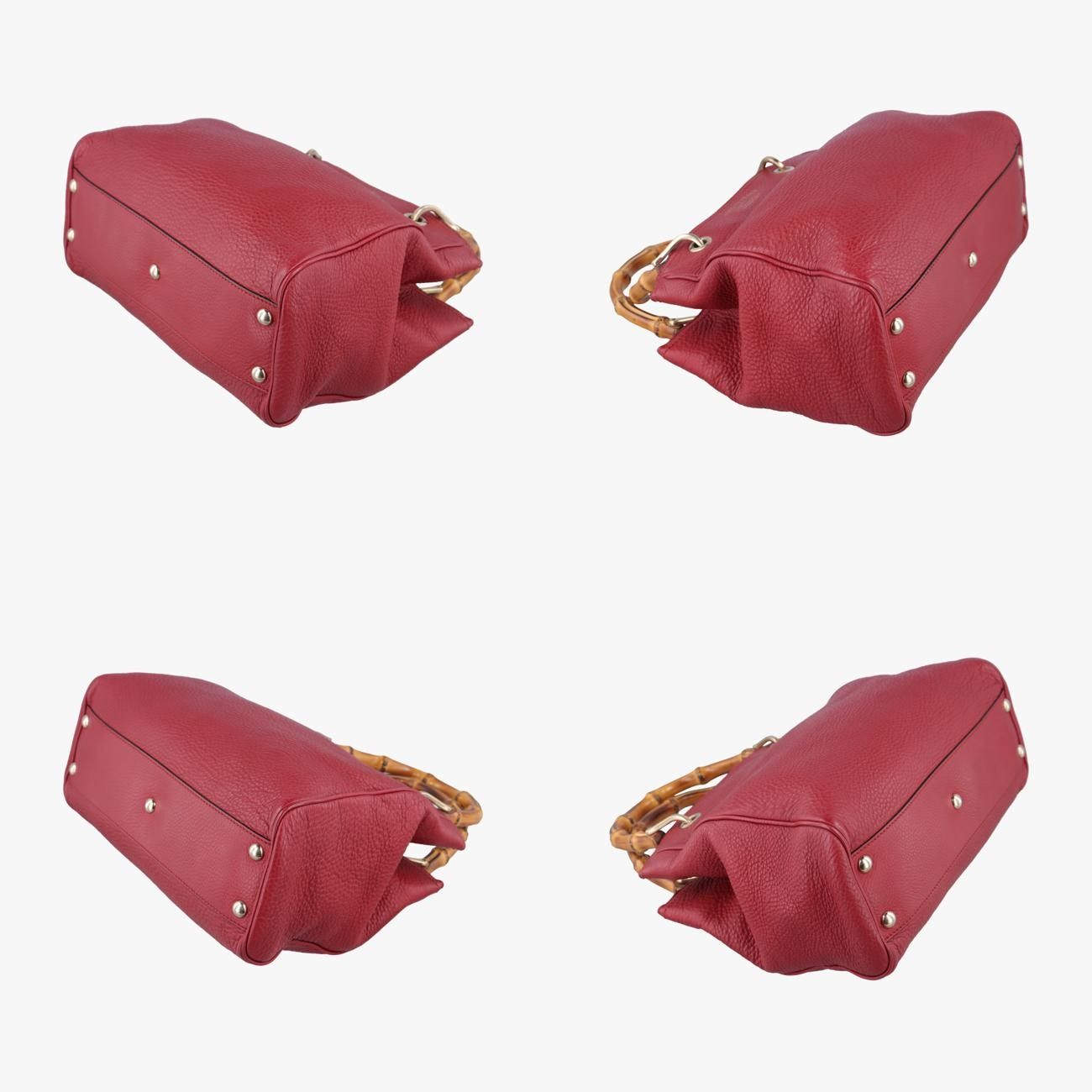グッチGucciバンブーショッパーレッドレザー336032I015436108