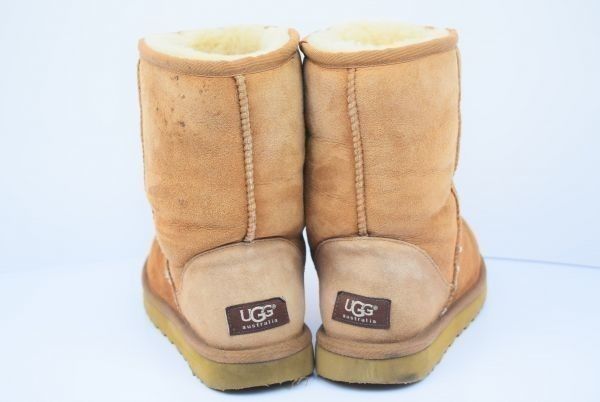 UGG AUSTRALIA☆CLASSIC SHORT【24.0/明茶】ムートンブーツ/レディース