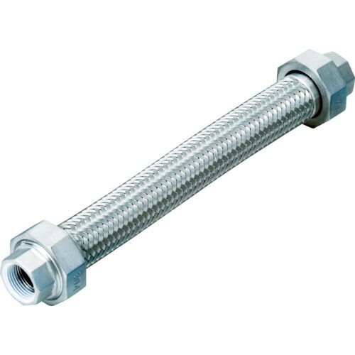 ＮＦＫ シールコートユニオン式フレキシブルホース（無溶接式） ユニオンＳＵＳ３０４（ＡＬＬＳＵＳ３０４） ２０Ａ×５００Ｌ