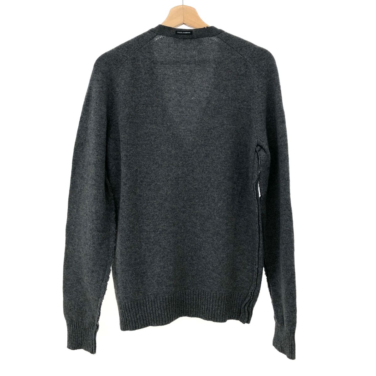 美品　DOLCE&GABBANA ドルチェ＆ガッバーナ カーディガン グレー 良好 DOLCE&GABBANA ドルチェ&ガッバーナ カーディガン グレー メンズ
