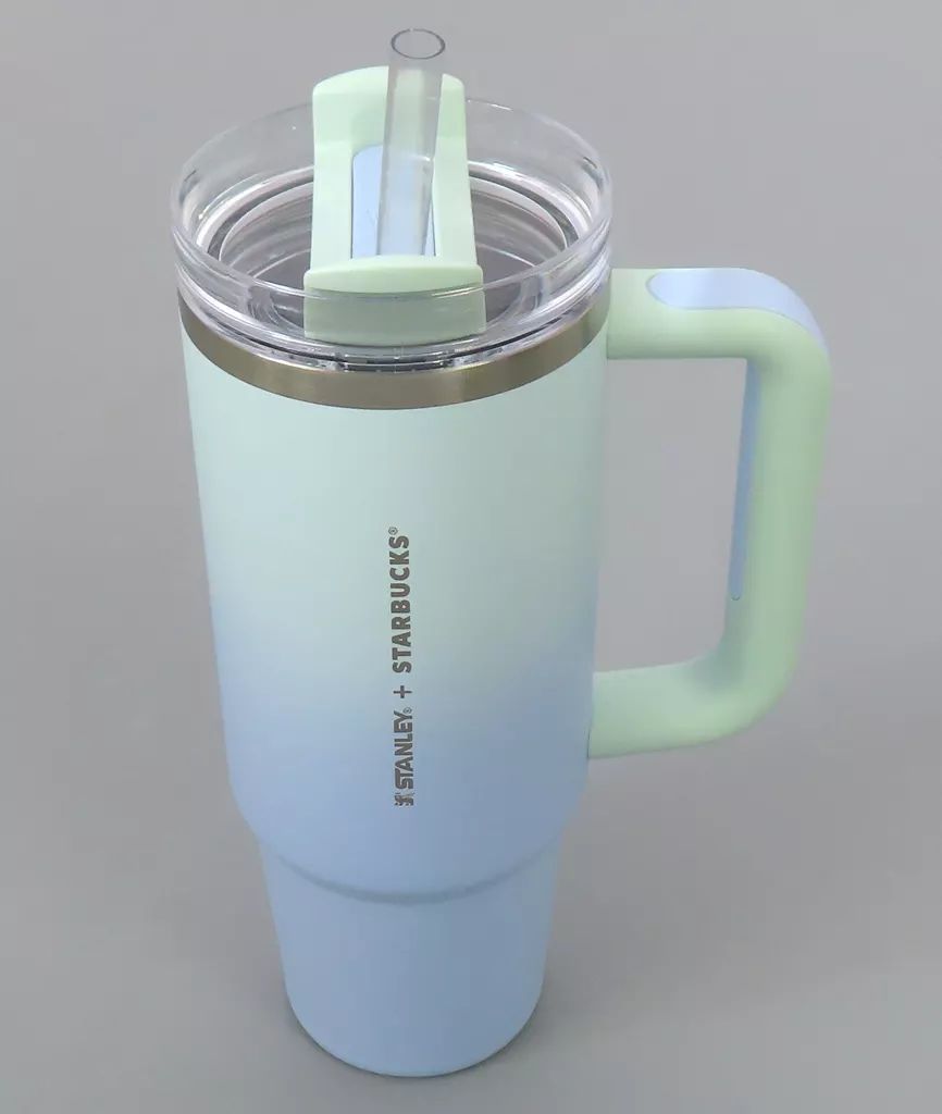 マグカップ･湯のみ 3WAYステンレスタンブラーSTANLEY ミントグリーングラデーション887ml スターバックスコーヒー