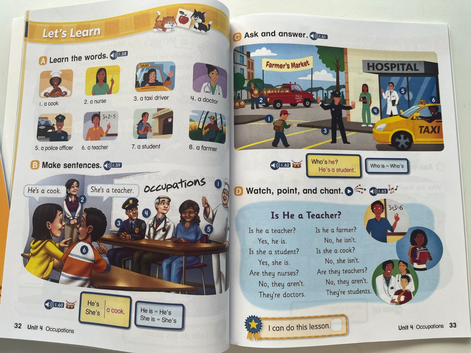 Let's Go 2 student book ＆workbook各1冊 レッツゴー絵本5th最新版