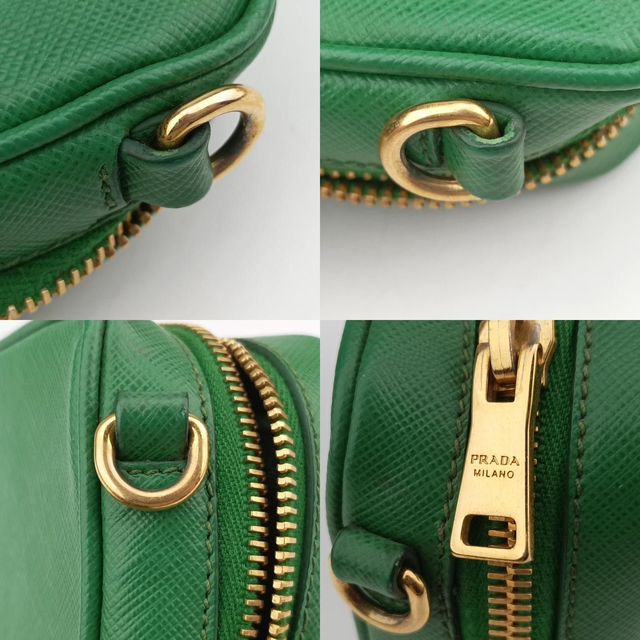 カメラバッググリーンサフィアーノレザー1N167431