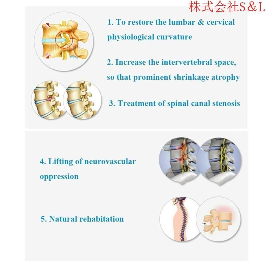 ベッド用腰椎牽引装置
