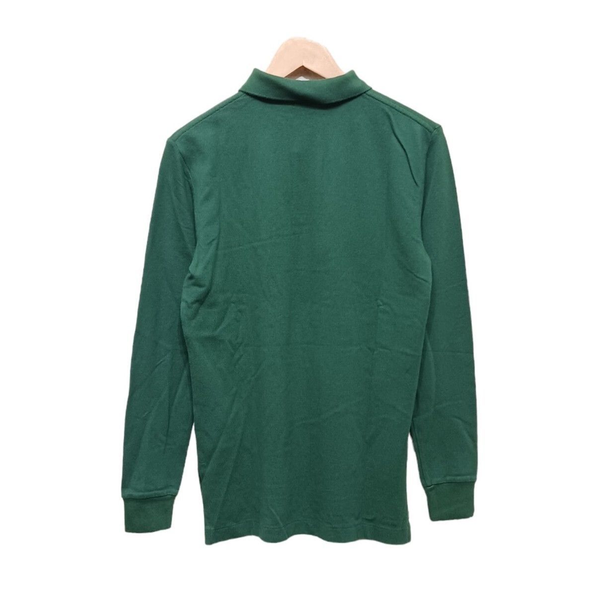 DOUBLE RL 長袖ポロシャツ　Sサイズ オリーブグリーン　ラルフローレン ポロシャツ 長袖（カラーグリーン）（メンズファッション