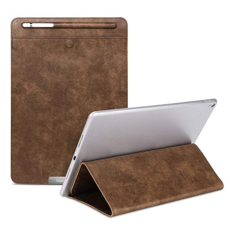 iPad Air (第4世代)/iPad Air (第5世代) 10.9インチ ケース/カバー レザー ポーチ型 カバン型 PUレザー スリーブ型 スリム ペン収納ホルダー付き アイパッドエア