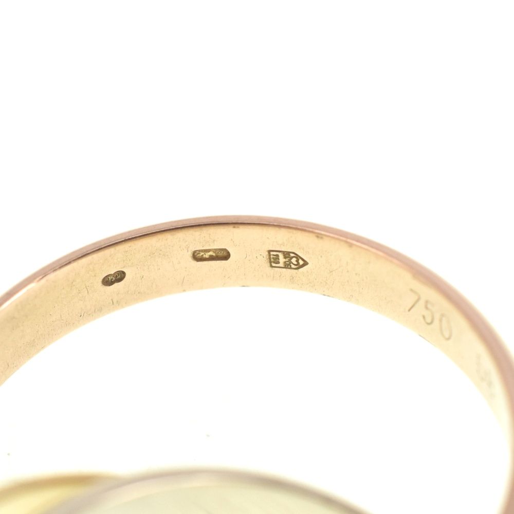 カルティエ CARTIER トリニティ 3連リング サイズ59 JP19 スリーカラ― メンズ S 139651